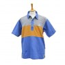 AS115 Marine Shirt Grey/Saffron/Denim